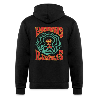 Empanadas Ilegales Hoodie (Limited Edition) - by SakiaArt - black